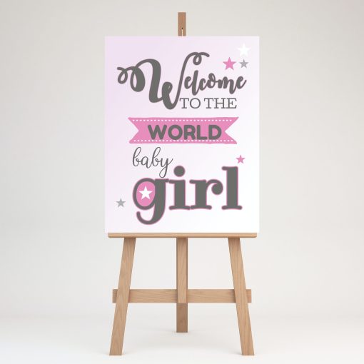 Welcome Baby Sign, Welcome Baby Girl, Welcome Baby Boy, Welcome Home Baby Sign Banner
