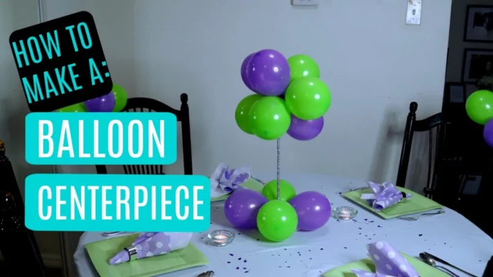 how to make balloon centerpieces