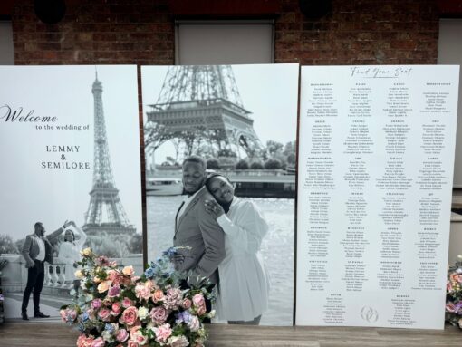 TRIO WEDDING BOARDS | WEDDING SEAT PLAN & PHOTO BOARD - Image 3