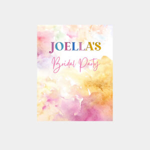 Watercolour Multi coloured board