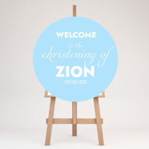 Circular Christening Board