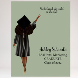 Black Girl Graduate Board