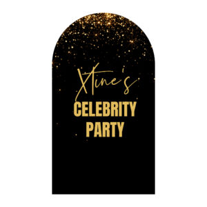 Black And Gold Semi Glitter Board