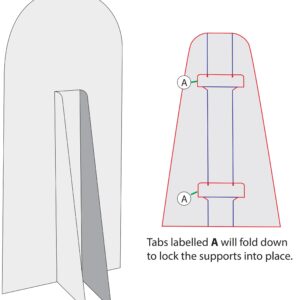 Weighted Stand/STRUTS for Backdrop and Boards (Outdoor)