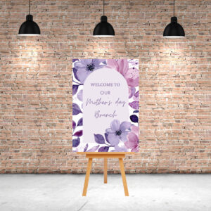 Purple Lilac Sign Mother's Day Board