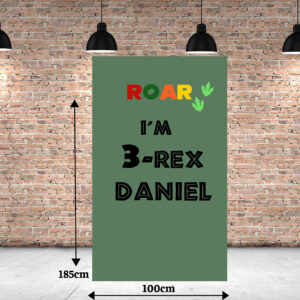 Dinosaur Backdrop-Green