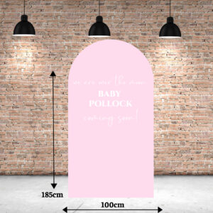 Over the Moon Arch Board Pink