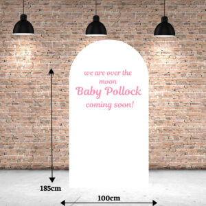 Over the Moon -White and Pink