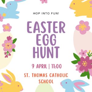 Welcome Easter Egg Hunt Sign