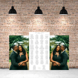 Wedding Seating Plan and Photo Board Trio Set