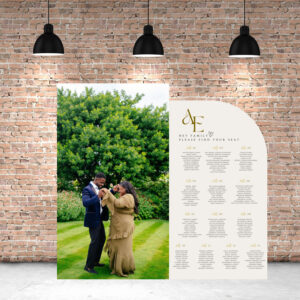 Duo Welcome Sign and Seating Plan