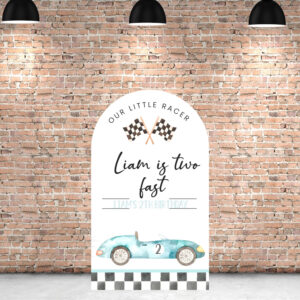 Two Fast Race Car Birthday