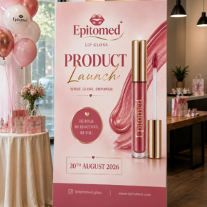 Product Launch Sign | Branded Custom Event Board -with Stand